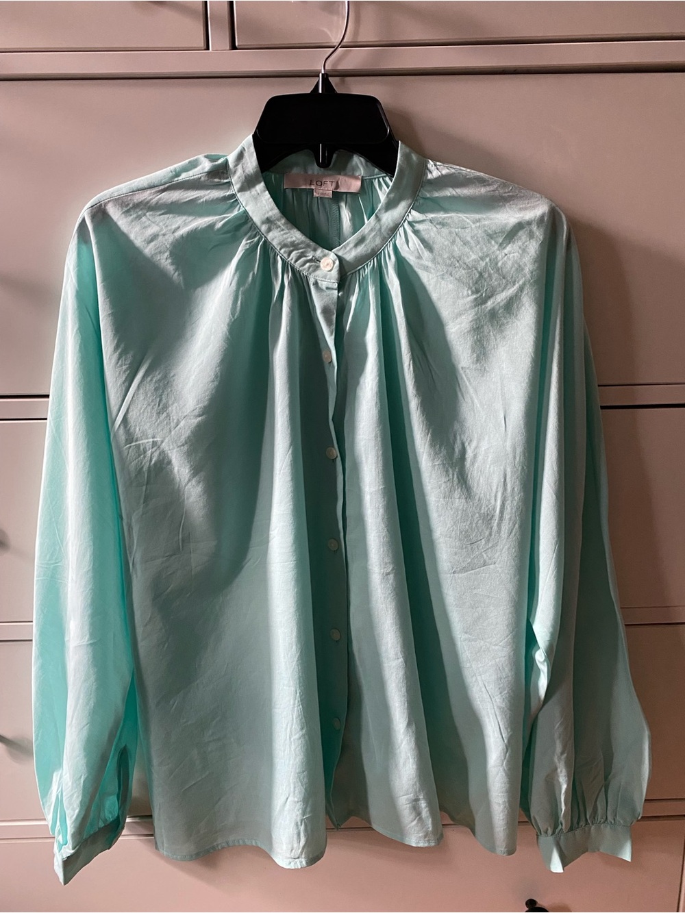 LOFT Mint Green Blouse